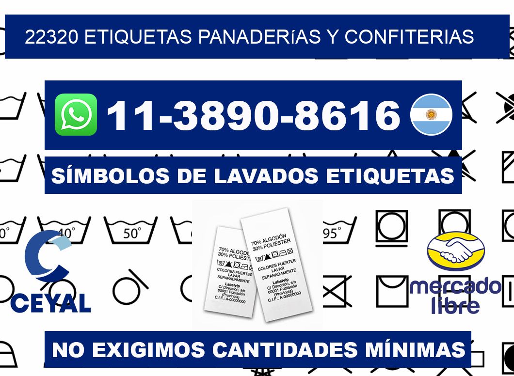 22320 etiquetas panaderías y confiterias