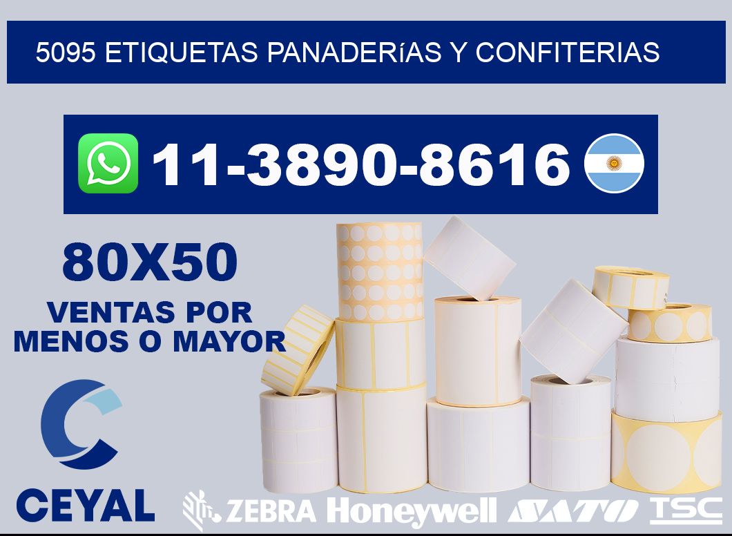 5095 etiquetas panaderías y confiterias