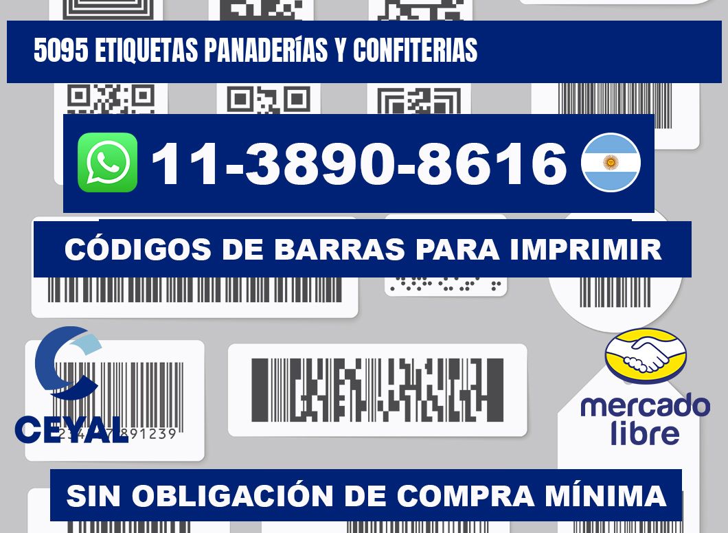 5095 etiquetas panaderías y confiterias