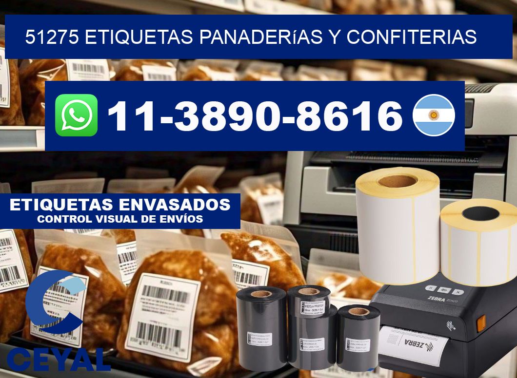 51275 etiquetas panaderías y confiterias