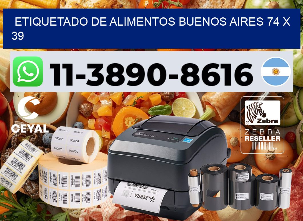 Etiquetado de alimentos buenos aires 74 x 39
