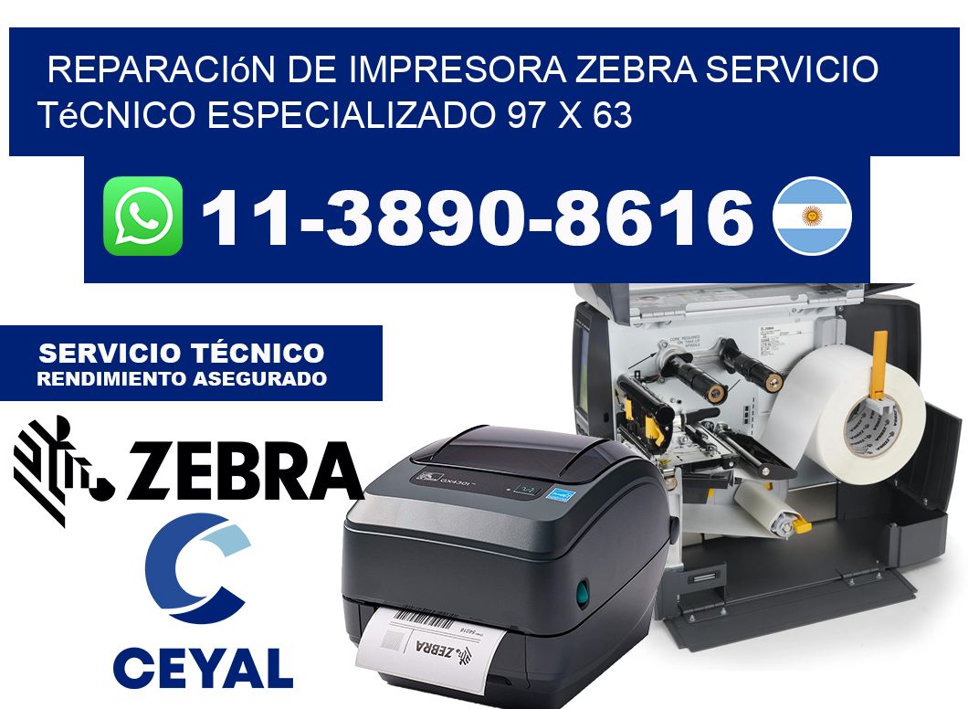Reparación de Impresora Zebra Servicio Técnico Especializado 97 x 63