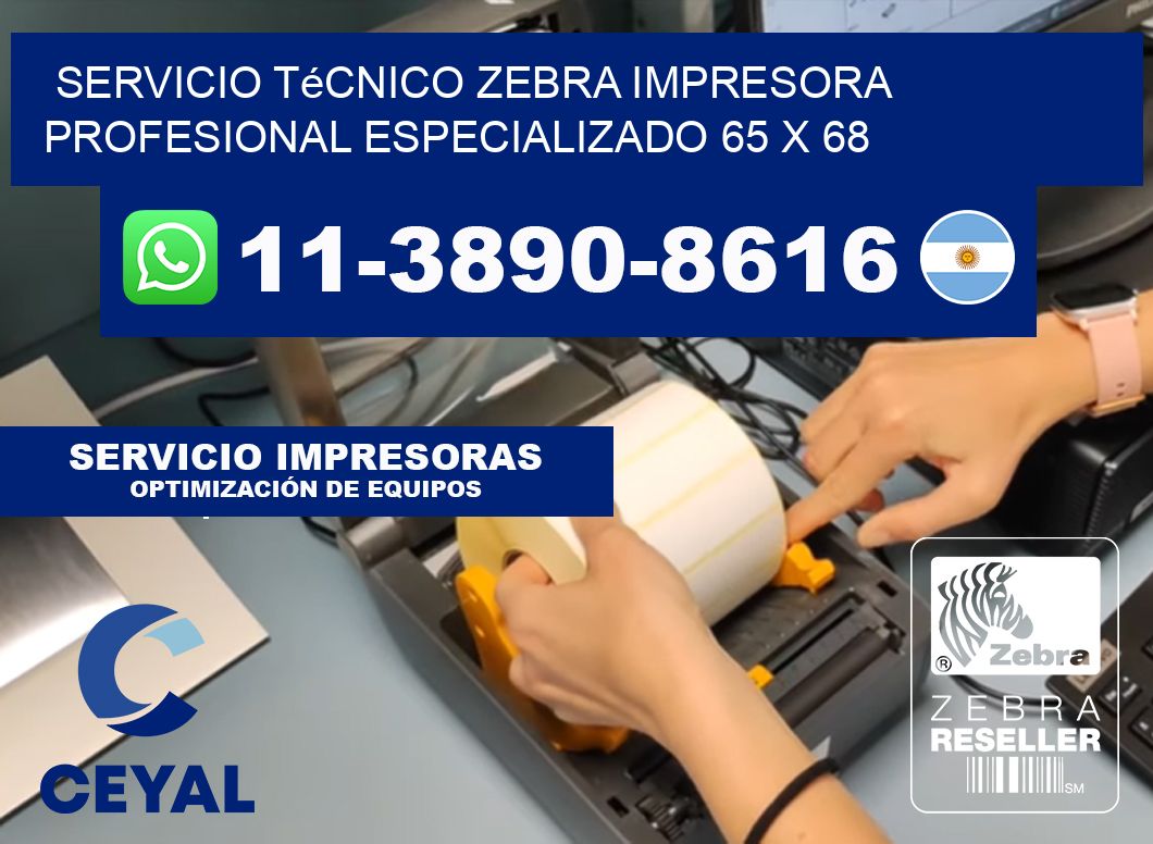 Servicio Técnico Zebra Impresora Profesional Especializado 65 x 68