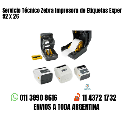 Servicio Técnico Zebra Impresora de Etiquetas Experto 92 x 26