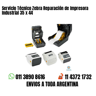 Servicio Técnico Zebra Reparación de Impresora Industrial 35 x 44