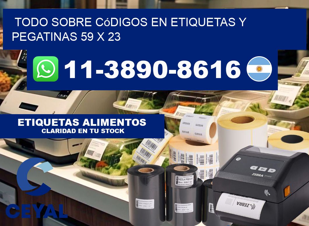 Todo sobre códigos en etiquetas y pegatinas 59 x 23