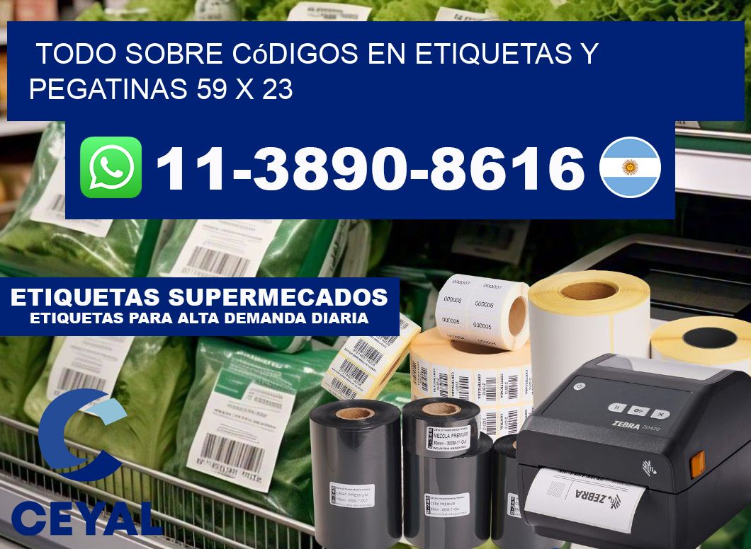 Todo sobre códigos en etiquetas y pegatinas 59 x 23