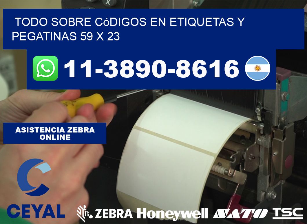 Todo sobre códigos en etiquetas y pegatinas 59 x 23