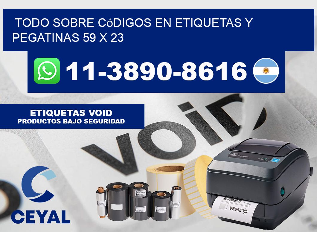 Todo sobre códigos en etiquetas y pegatinas 59 x 23