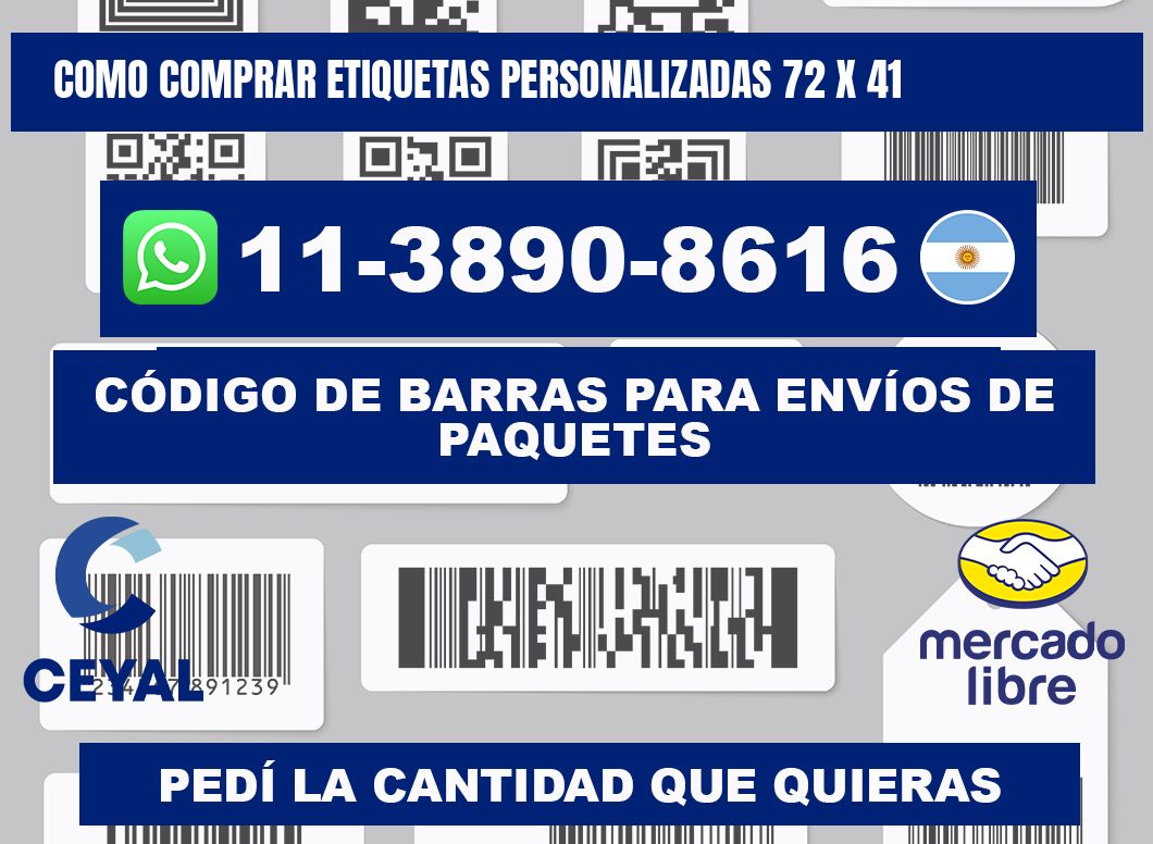 como comprar etiquetas personalizadas 72 x 41