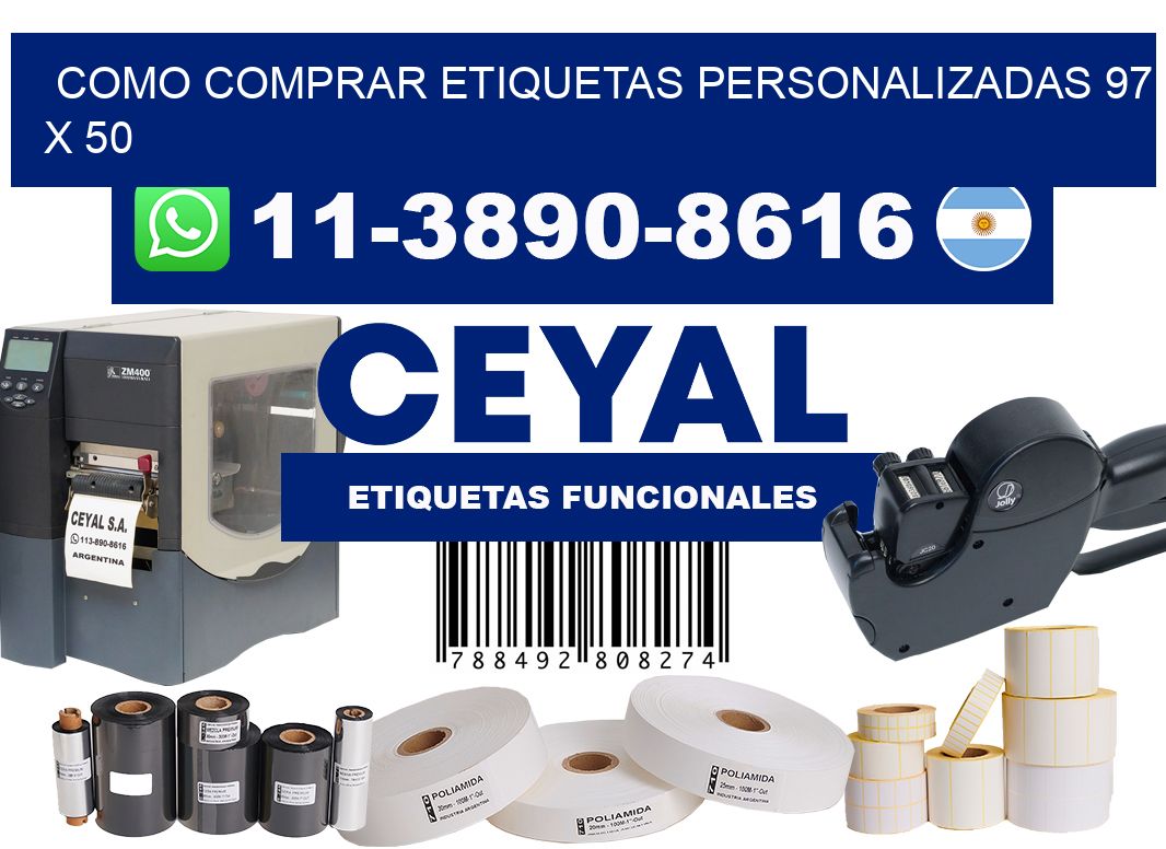 como comprar etiquetas personalizadas 97 x 50