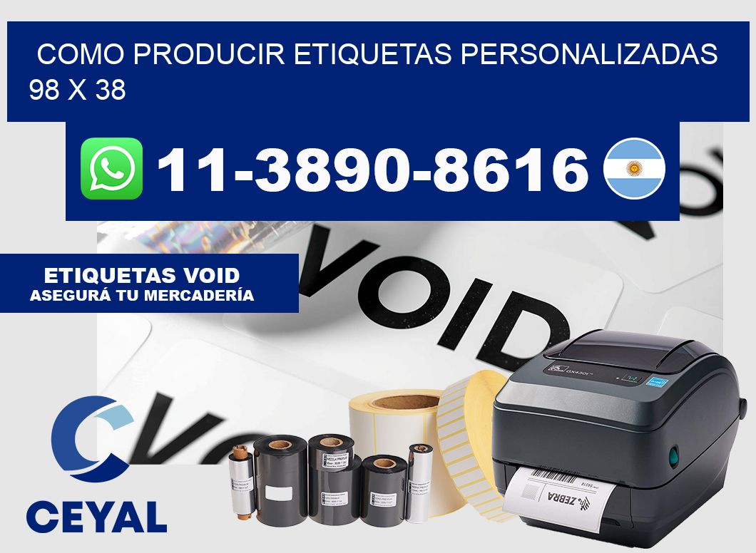 como producir etiquetas personalizadas 98 x 38