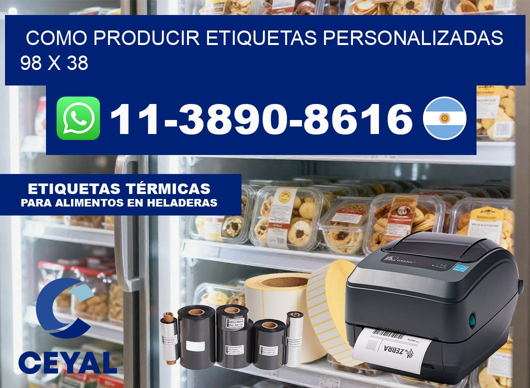 como producir etiquetas personalizadas 98 x 38