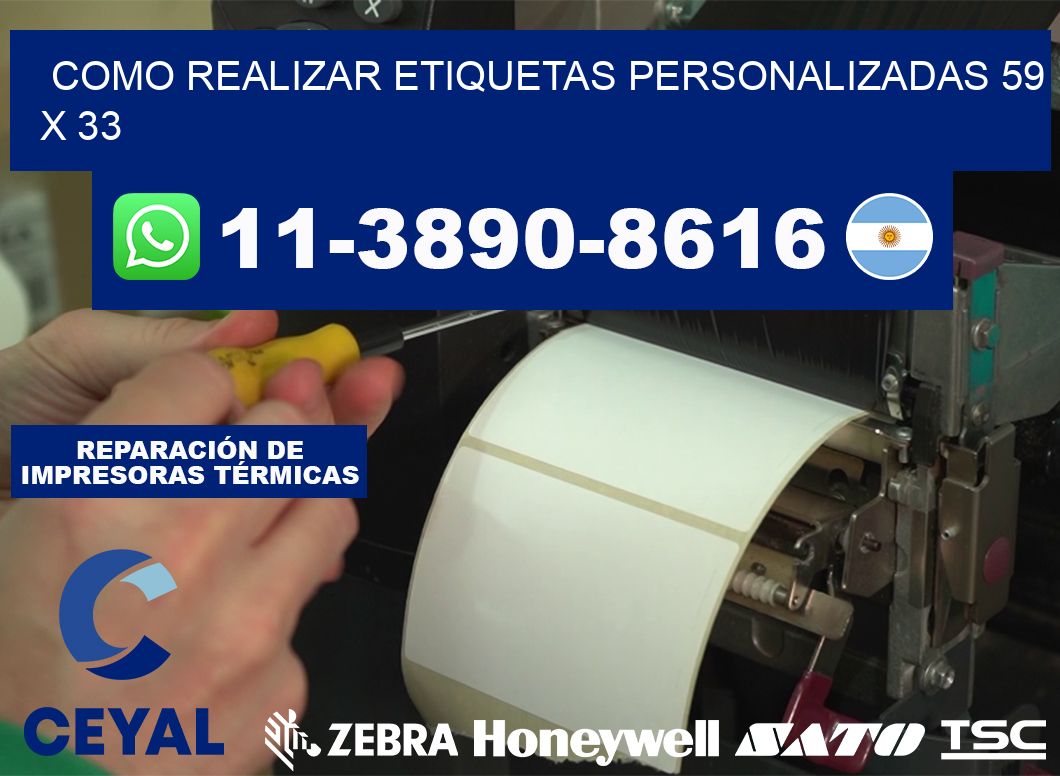 como realizar etiquetas personalizadas 59 x 33