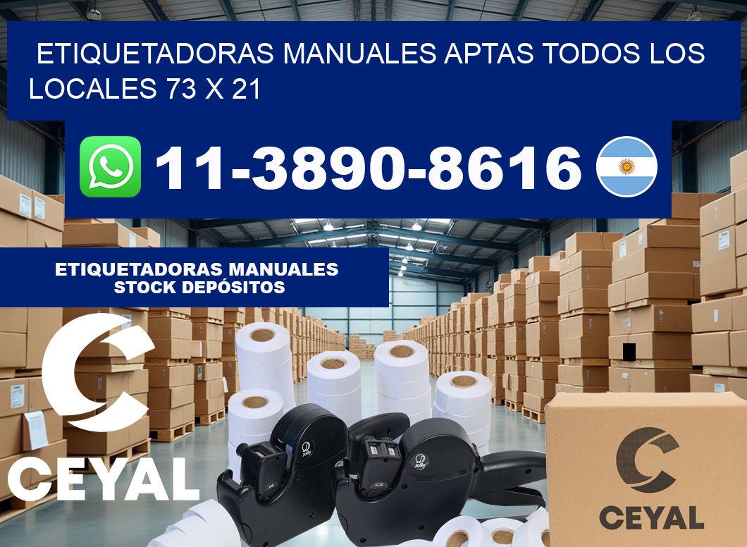 etiquetadoras manuales aptas todos los locales 73 x 21