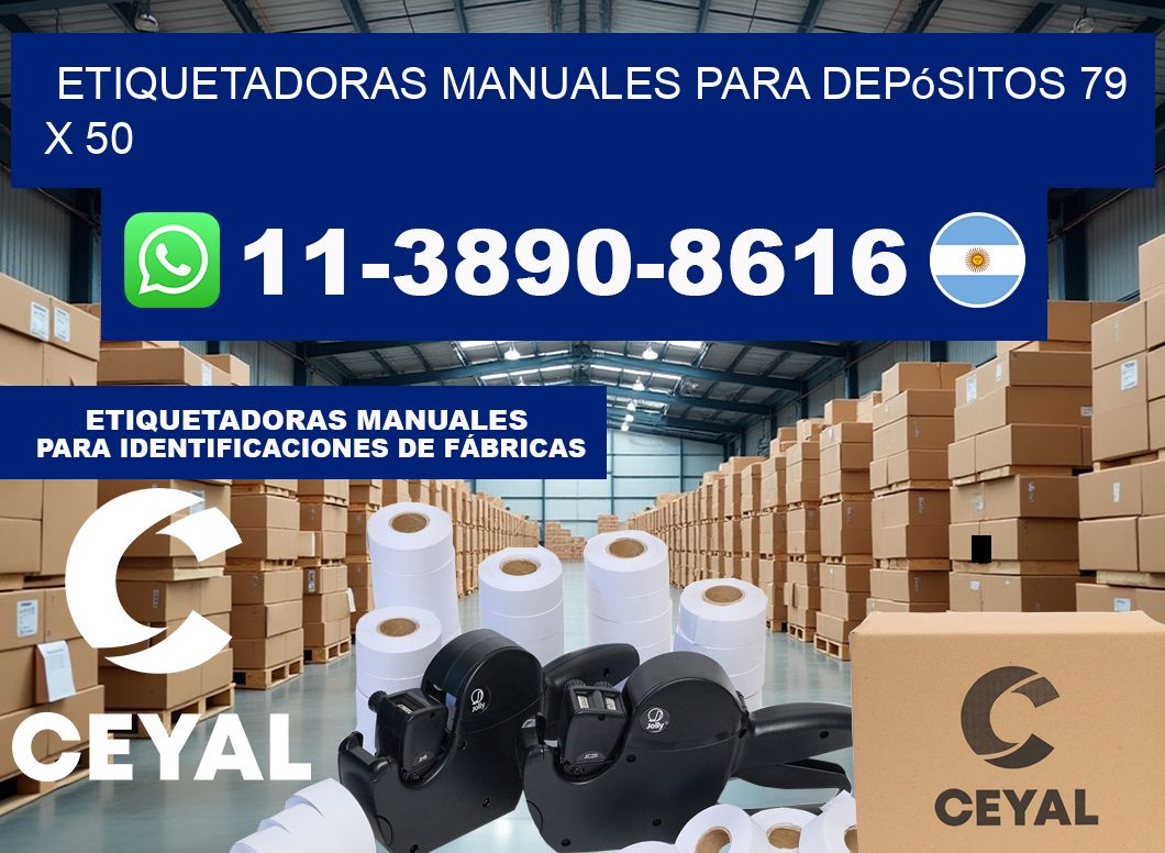 etiquetadoras manuales para depósitos 79 x 50