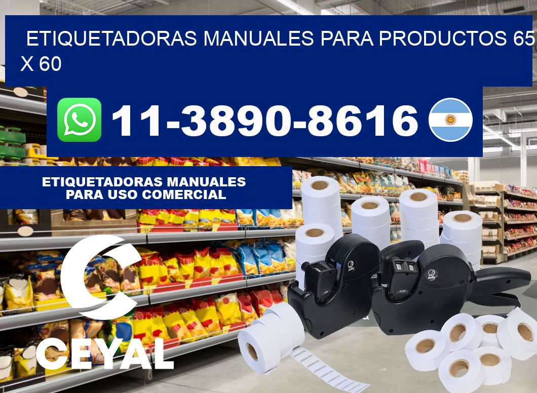 etiquetadoras manuales para productos 65 x 60