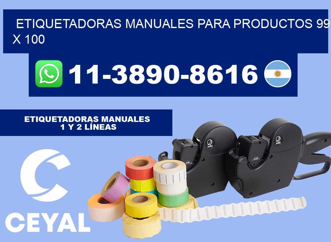 etiquetadoras manuales para productos 99 x 100