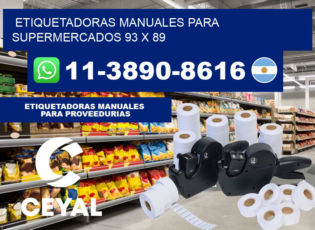 etiquetadoras manuales para supermercados 93 x 89