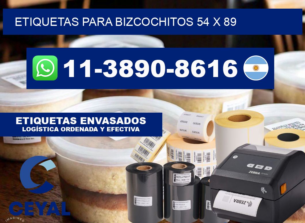 etiquetas para Bizcochitos 54 x 89
