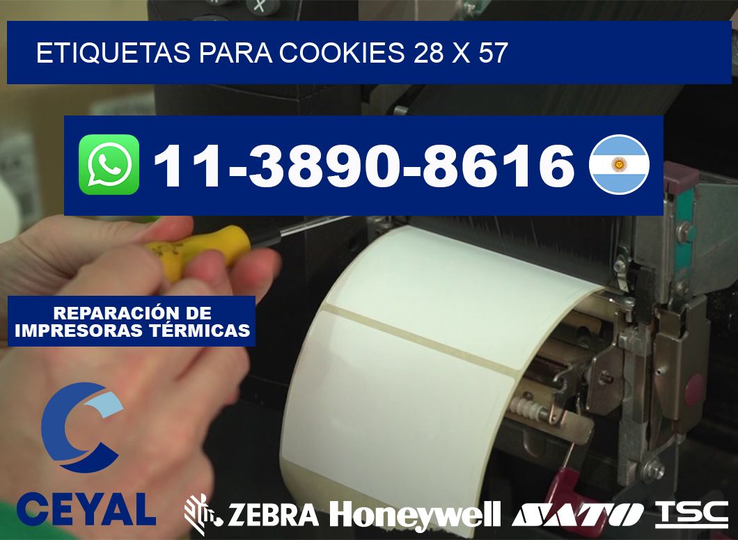 etiquetas para Cookies 28 x 57