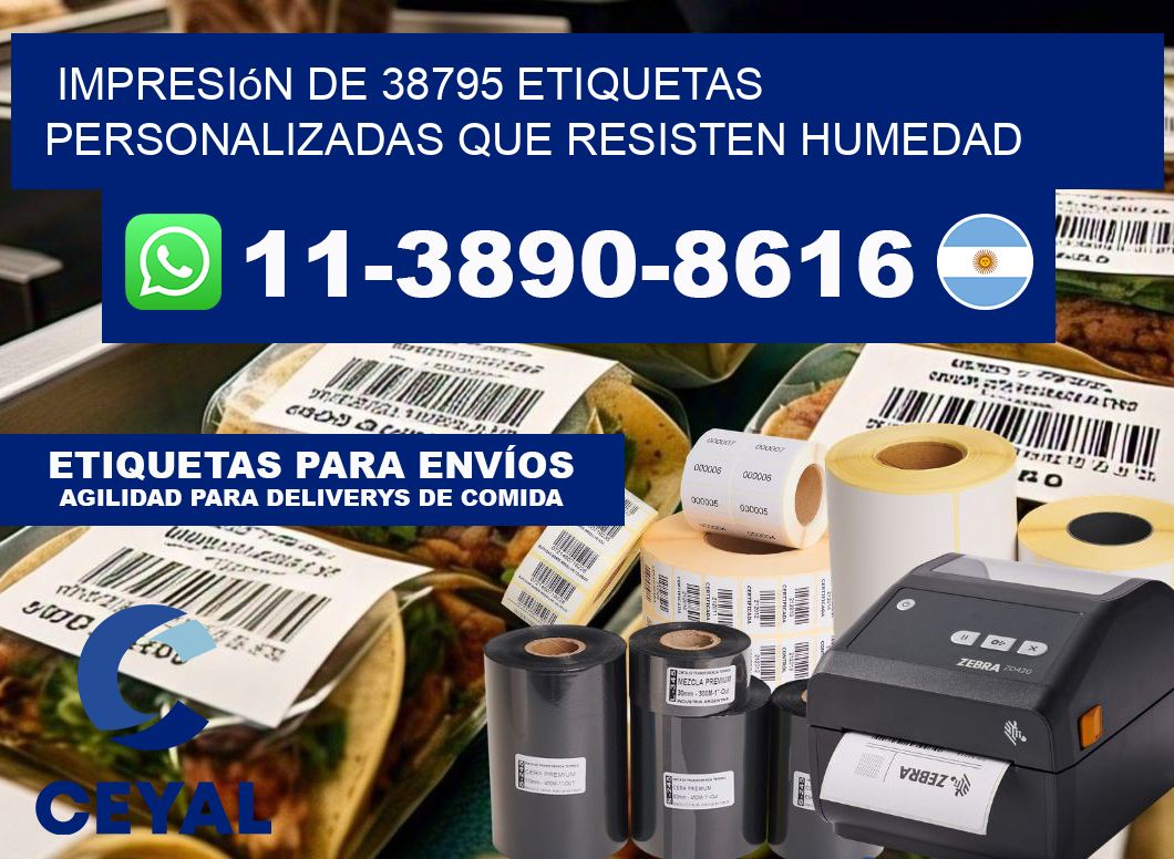 impresión de 38795 etiquetas personalizadas que resisten humedad