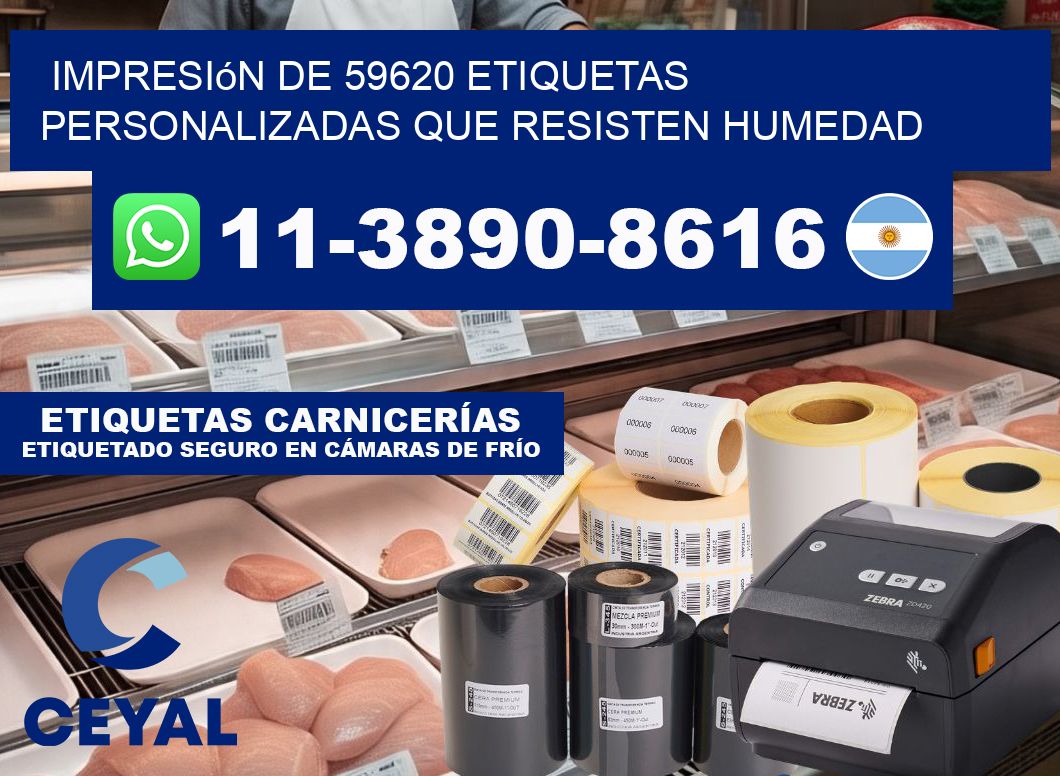 impresión de 59620 etiquetas personalizadas que resisten humedad
