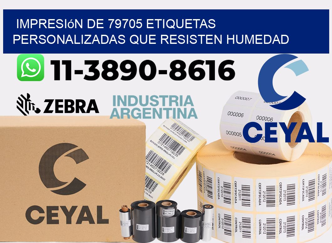 impresión de 79705 etiquetas personalizadas que resisten humedad