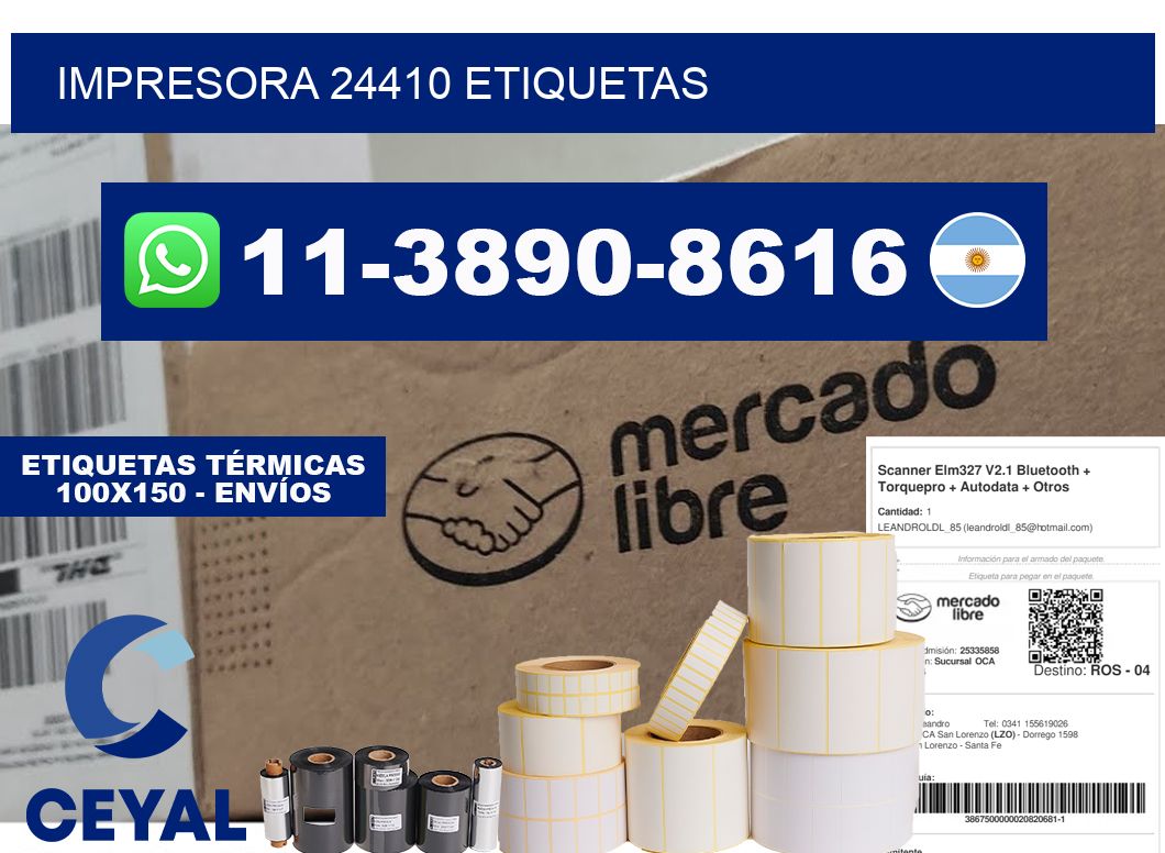 impresora 24410 etiquetas