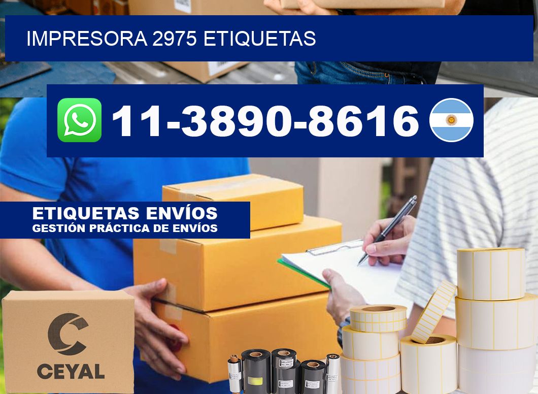 impresora 2975 etiquetas