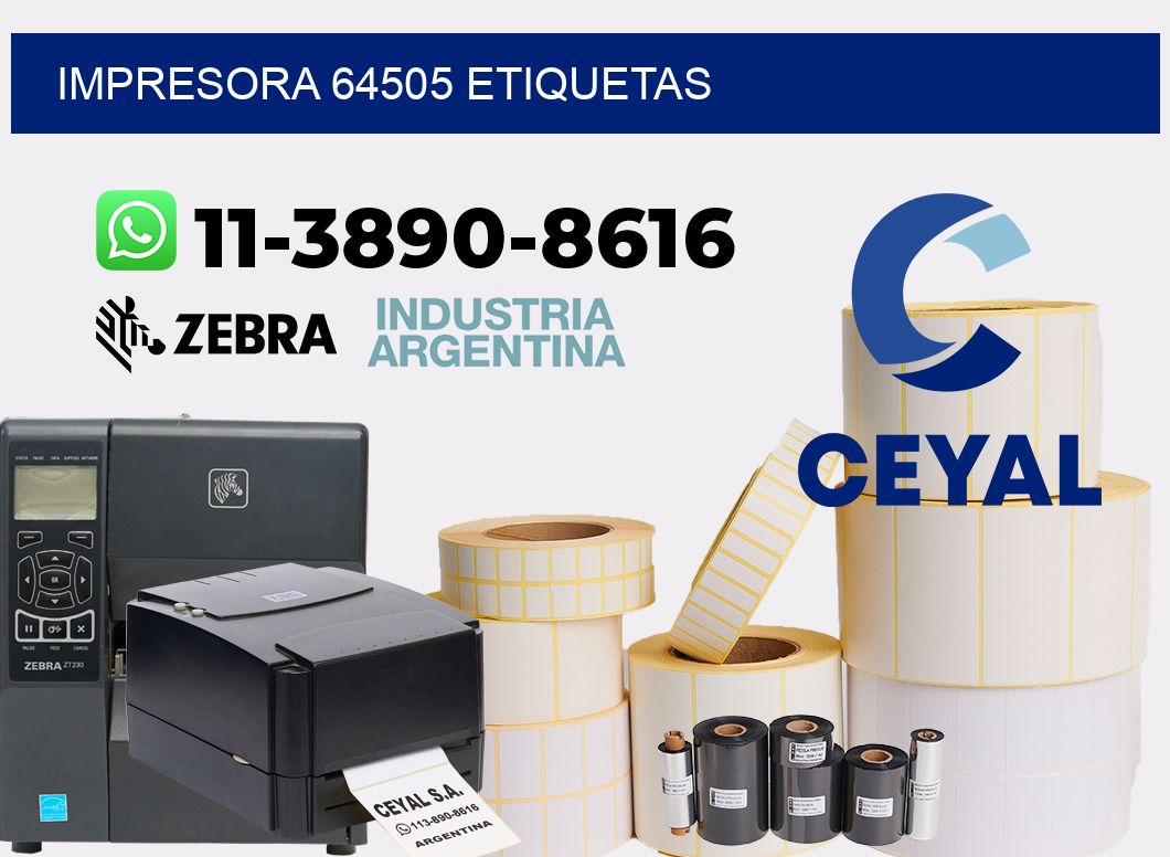 impresora 64505 etiquetas