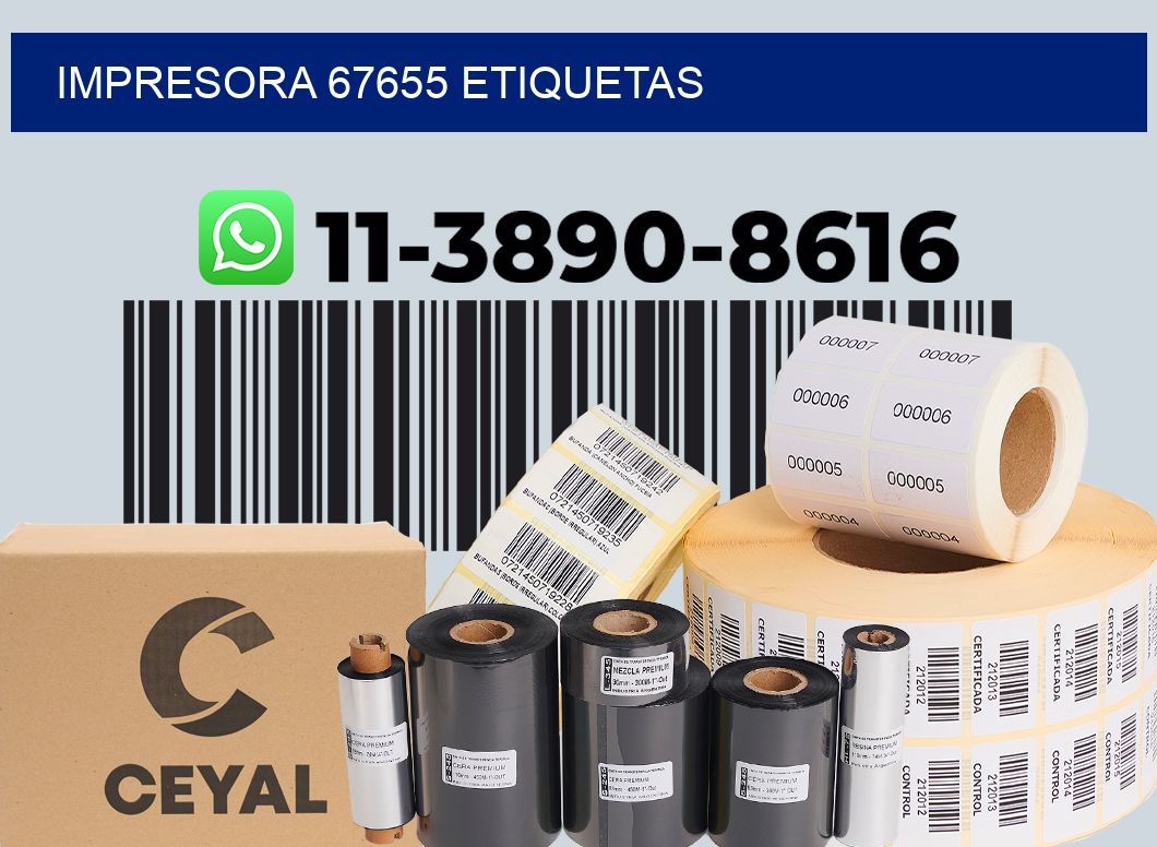 impresora 67655 etiquetas