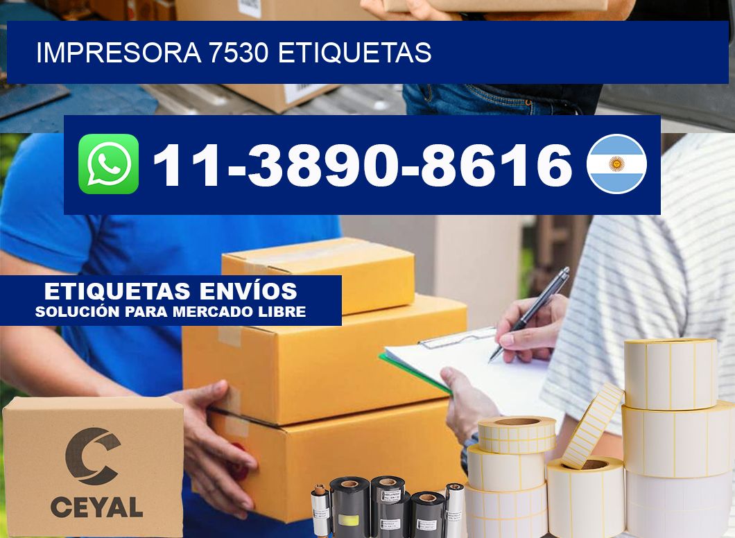 impresora 7530 etiquetas