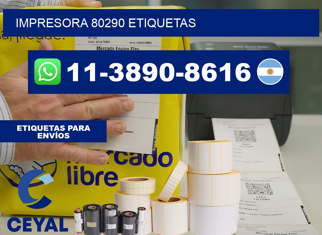 impresora 80290 etiquetas