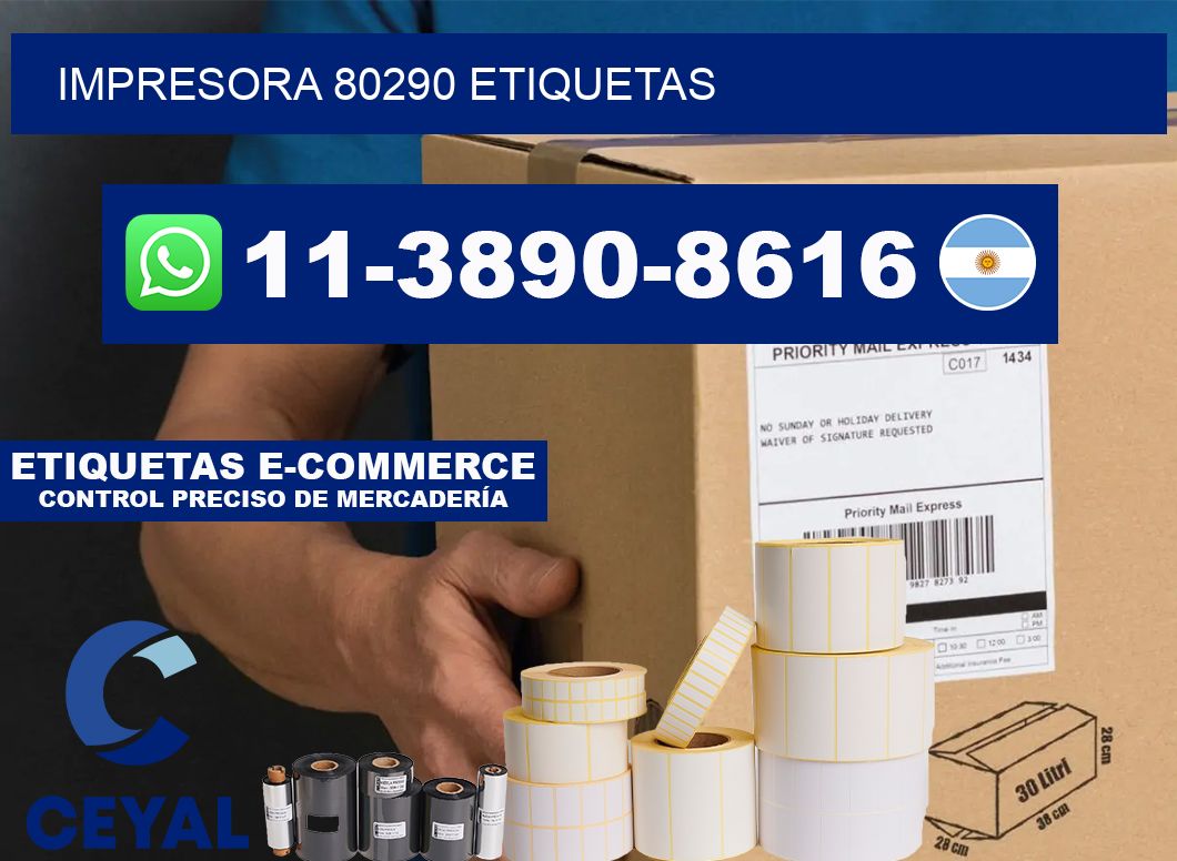 impresora 80290 etiquetas
