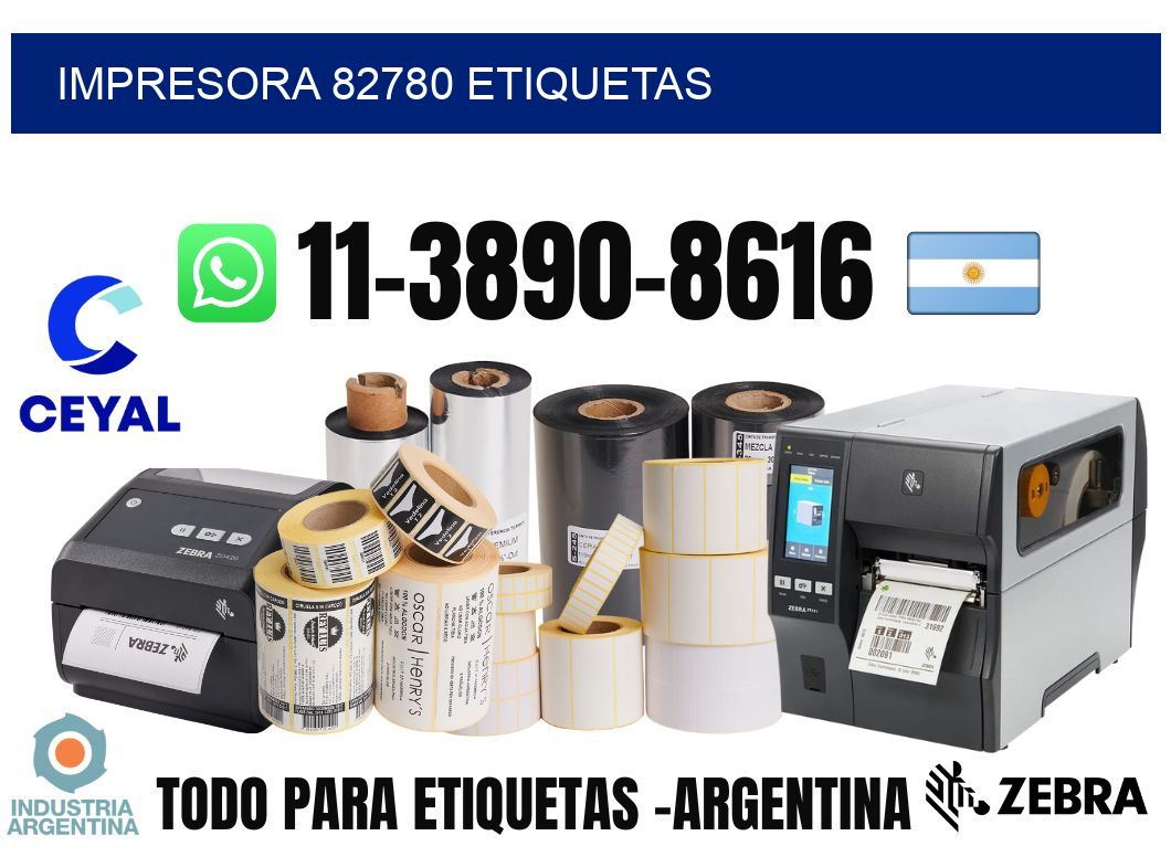 impresora 82780 etiquetas