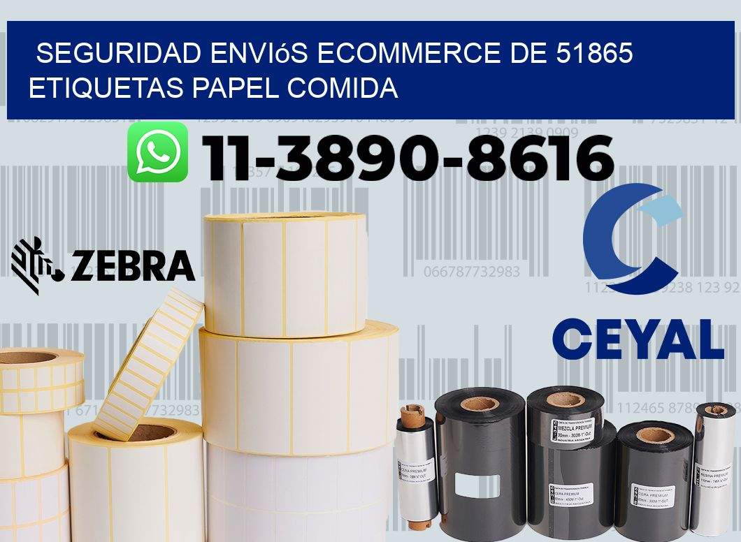 seguridad enviós ecommerce de 51865 etiquetas papel comida