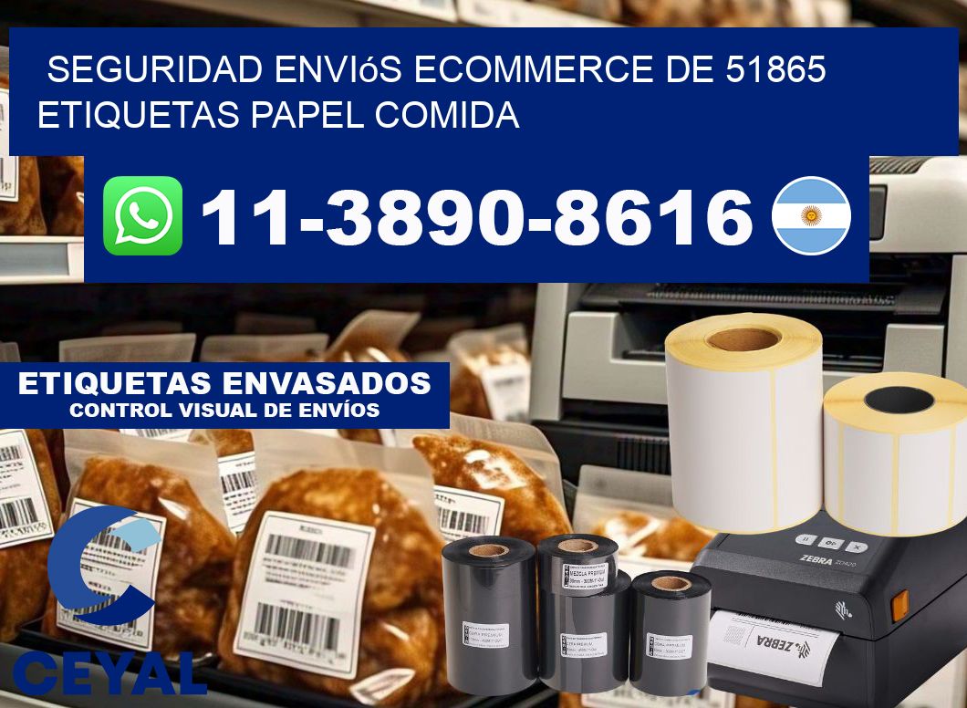 seguridad enviós ecommerce de 51865 etiquetas papel comida