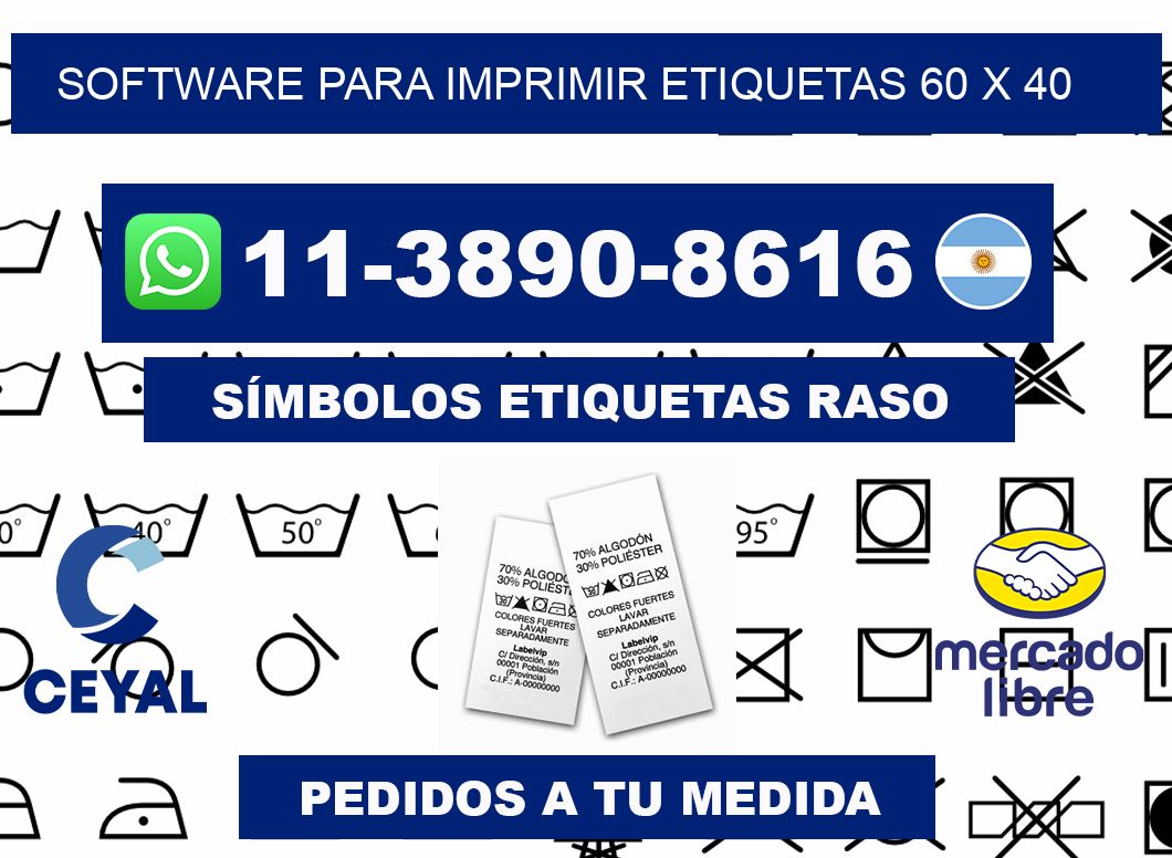 software para imprimir etiquetas 60 x 40