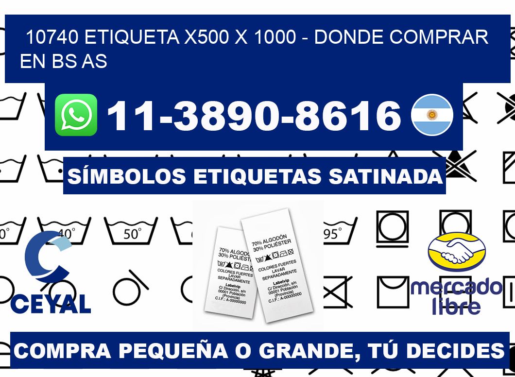 10740 etiqueta x500 x 1000 - Donde Comprar en bs as