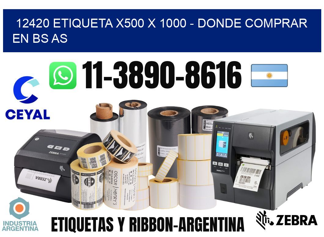 12420 etiqueta x500 x 1000 - Donde Comprar en bs as