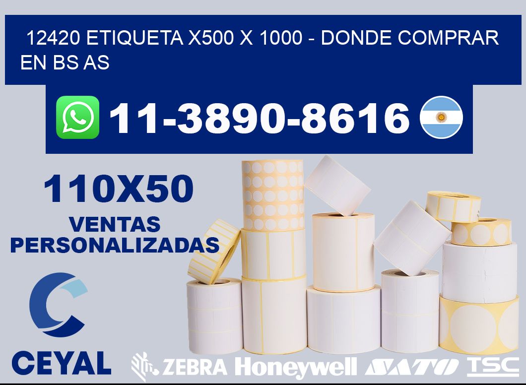 12420 etiqueta x500 x 1000 - Donde Comprar en bs as