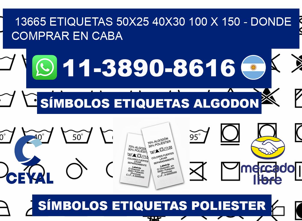 13665 etiquetas 50x25 40x30 100 x 150 - Donde Comprar en Caba