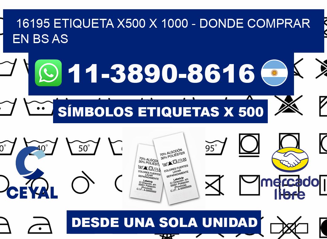 16195 etiqueta x500 x 1000 - Donde Comprar en bs as