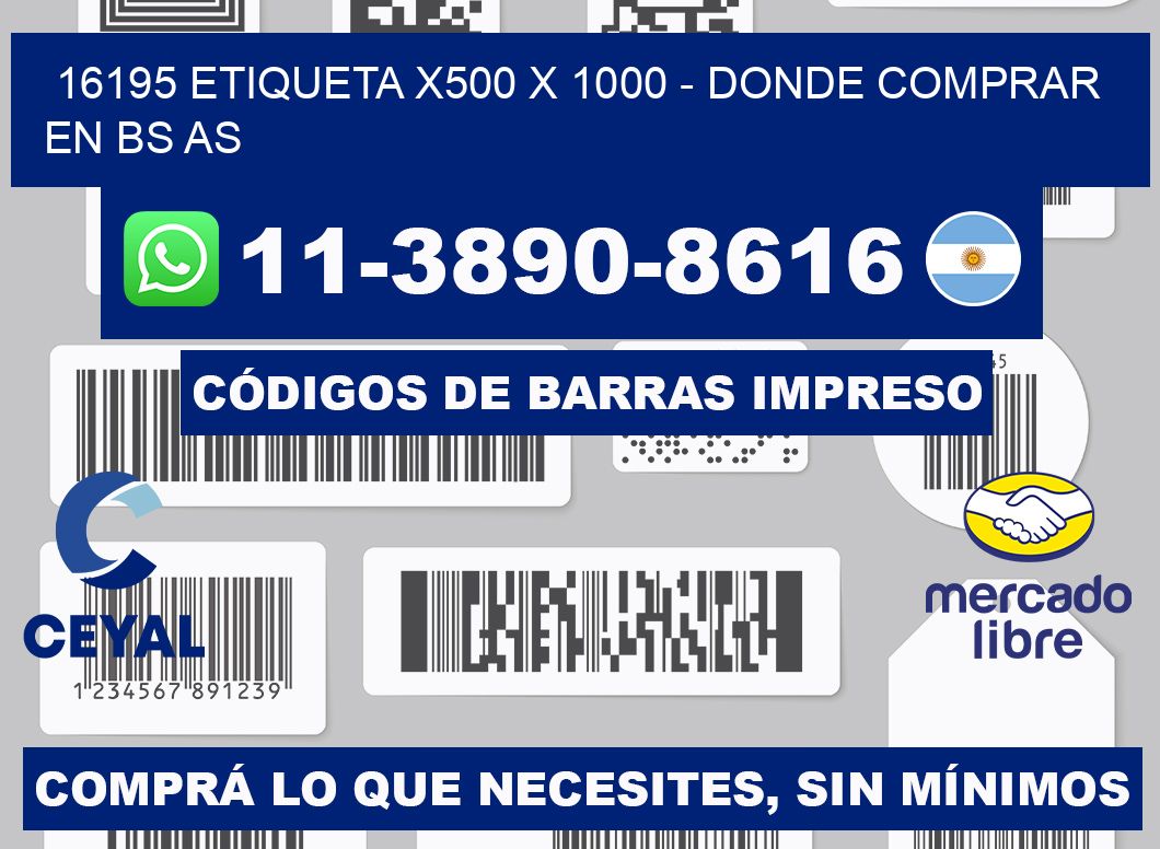 16195 etiqueta x500 x 1000 - Donde Comprar en bs as