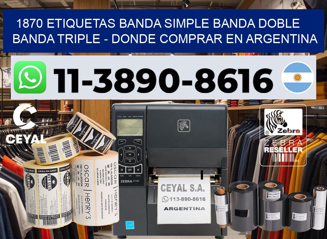 1870 etiquetas banda simple banda doble banda triple – Donde Comprar en Argentina