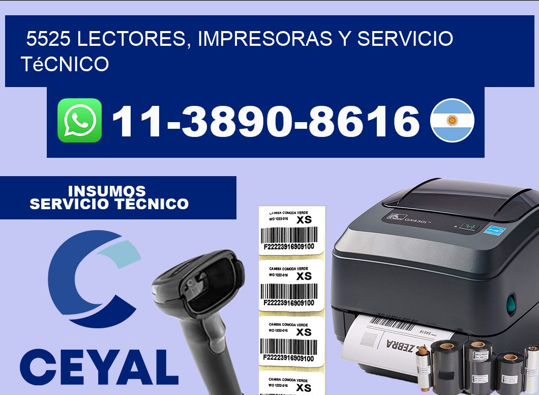 5525 Lectores, Impresoras y Servicio Técnico