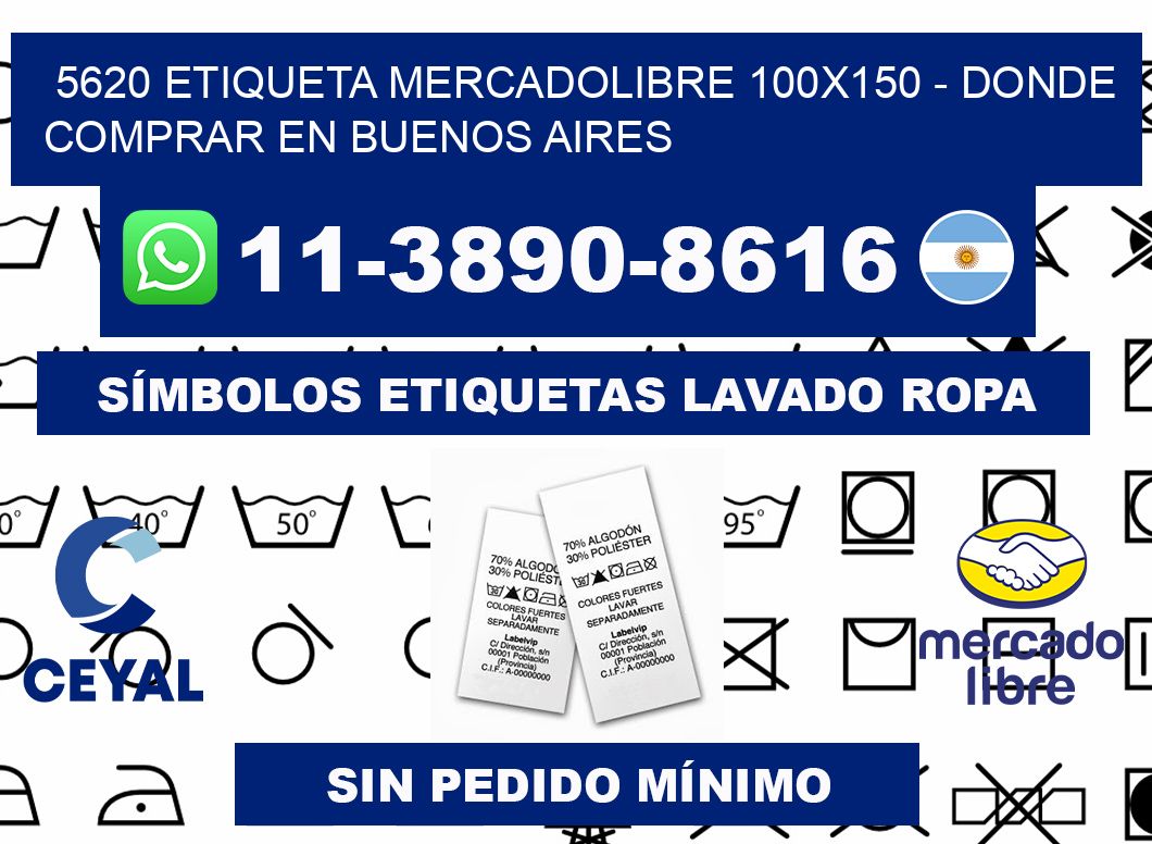 5620 etiqueta MercadoLibre 100x150 - Donde Comprar en Buenos Aires