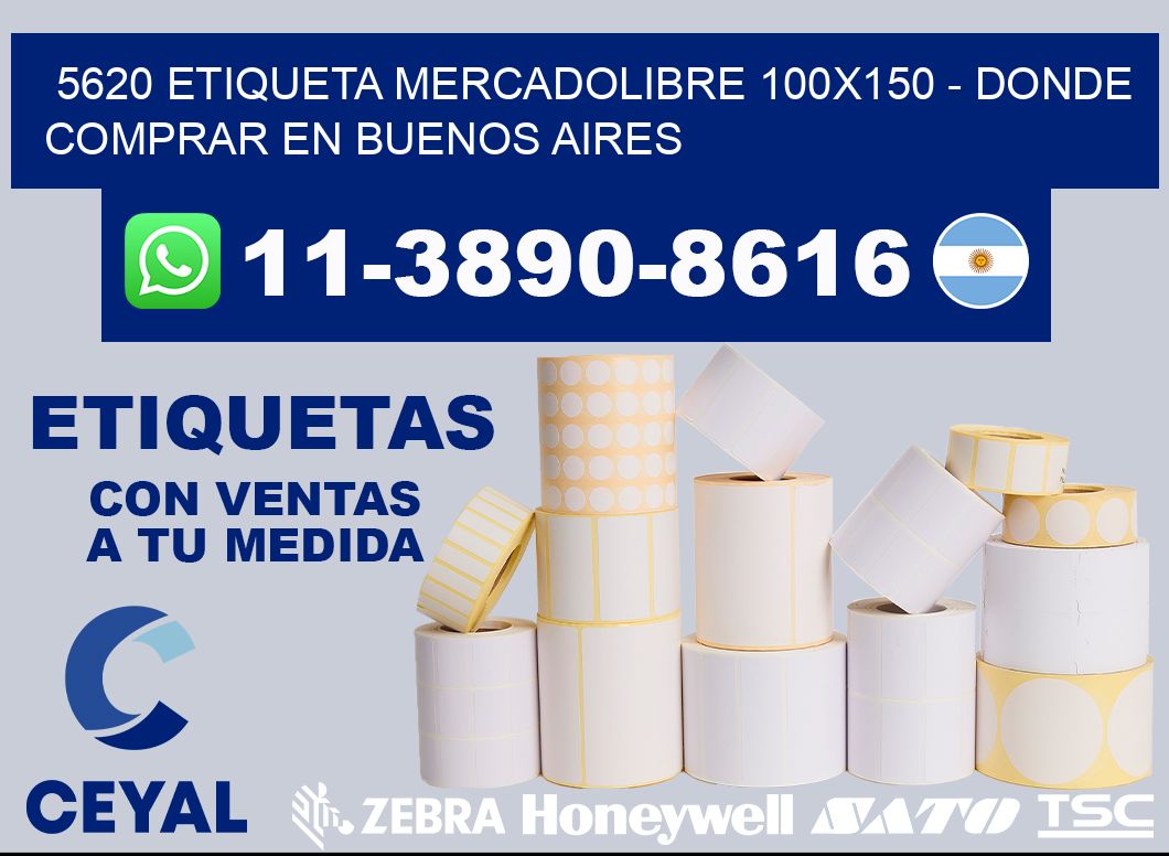 5620 etiqueta MercadoLibre 100x150 - Donde Comprar en Buenos Aires