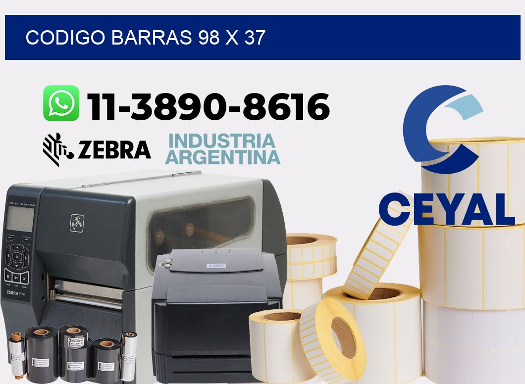 Codigo barras 98 x 37